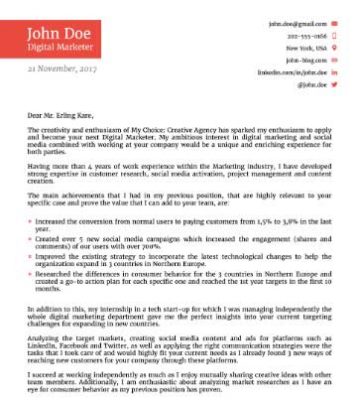 resume template cv