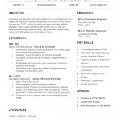 IDAA00028-resume-template-0023-white-1-page-Front-End Developer-no pic_V1