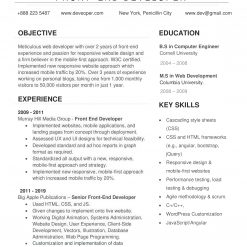 IDAA00029-resume-template-0023-white-1-page-Front-End Developer-no pic_V2
