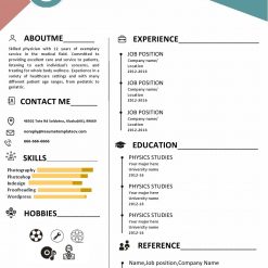 IDBB000087-resume-template-color-1-page-Physician-with_pic