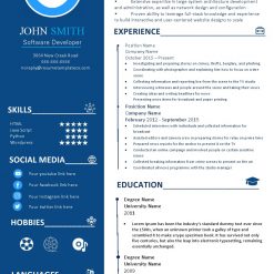 IDBB000099-resume-template-color-1-page-Software-Developer-with_pic